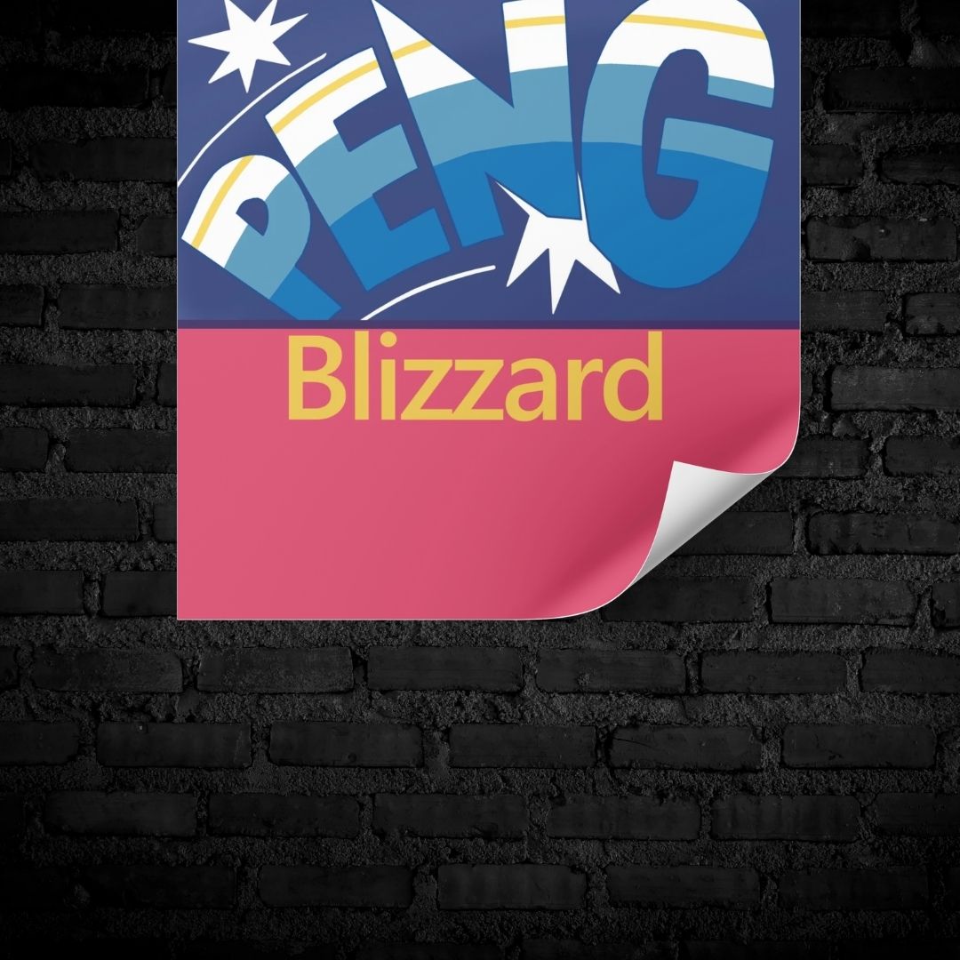 Silberhütte Peng Blizzard Raritäten Label Poster (9565065412872)
