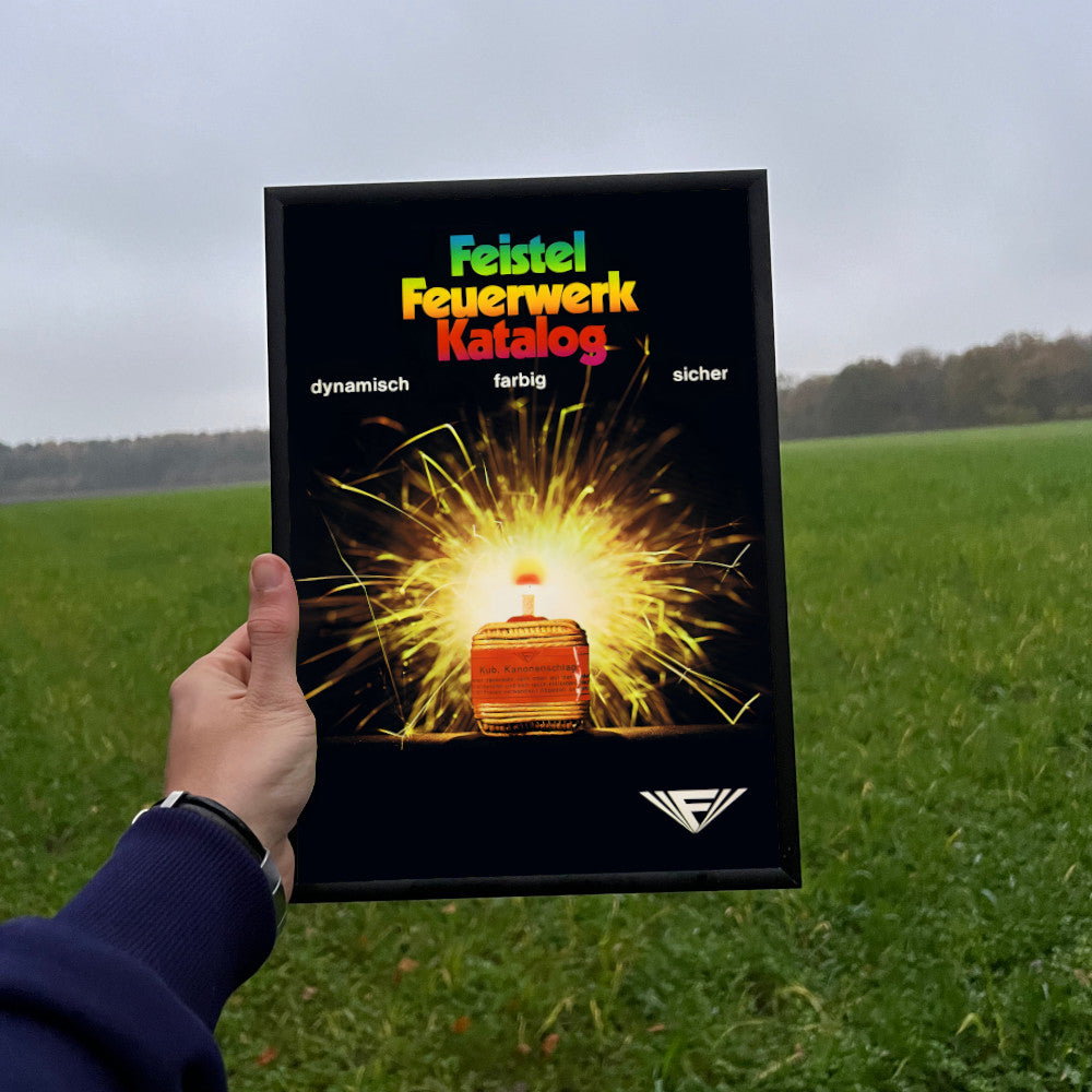 Feistel Katalog (1978) Raritäten Cover eingerahmtes Poster