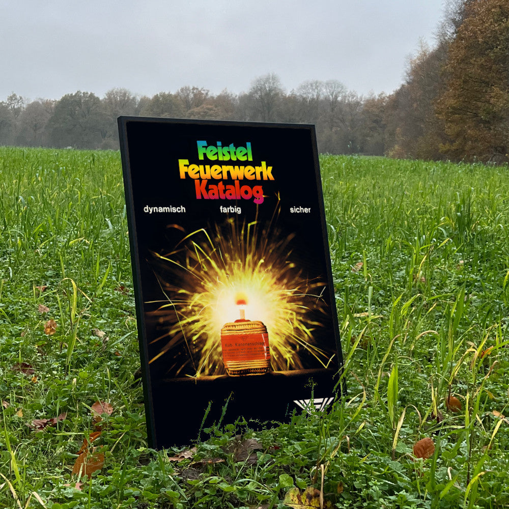 Feistel Katalog (1978) Raritäten Cover eingerahmtes Poster
