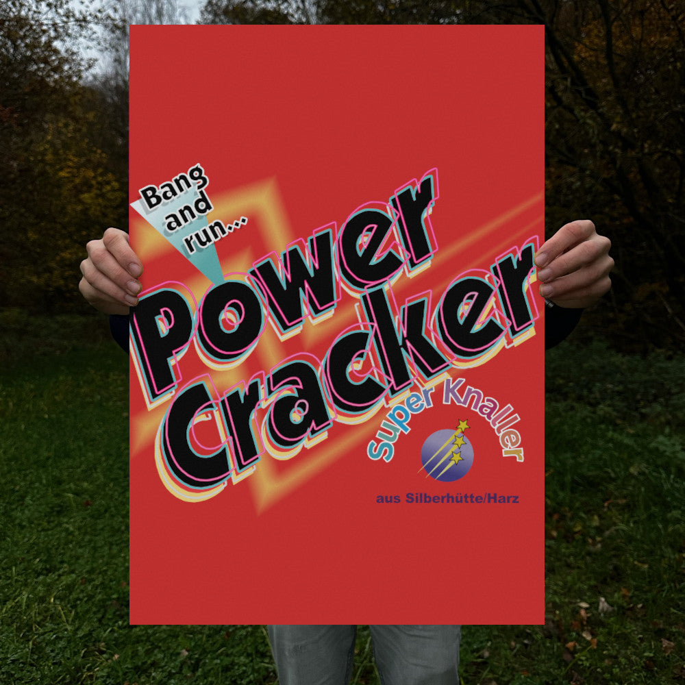 Silberhütte Powercracker Raritäten Label Poster (9564276228360)