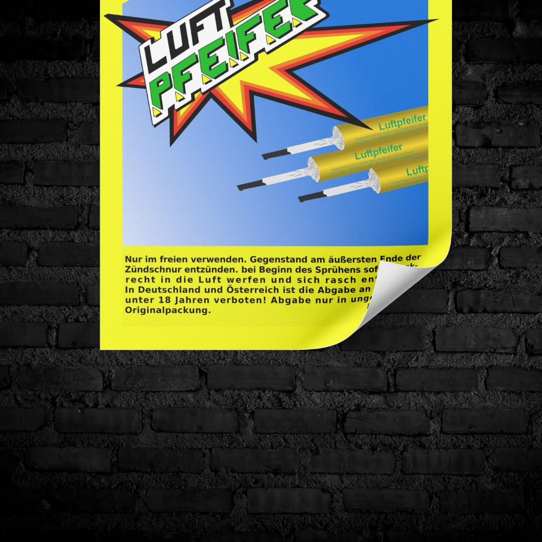 Weco Luftpfeifer Raritäten Label Poster (9552696869128)