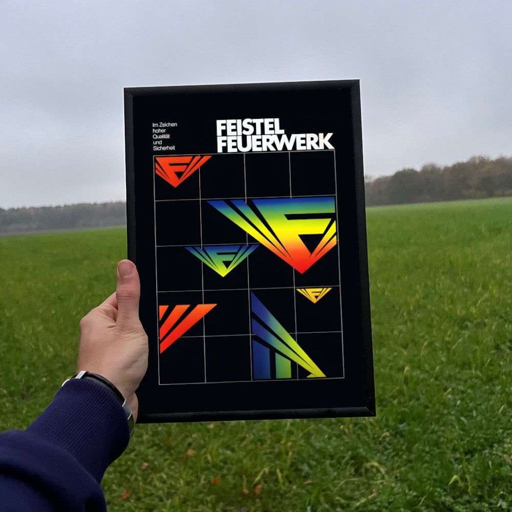 Feistel Katalog (1982-1983) Raritäten Katalog Cover eingerahmtes Poster