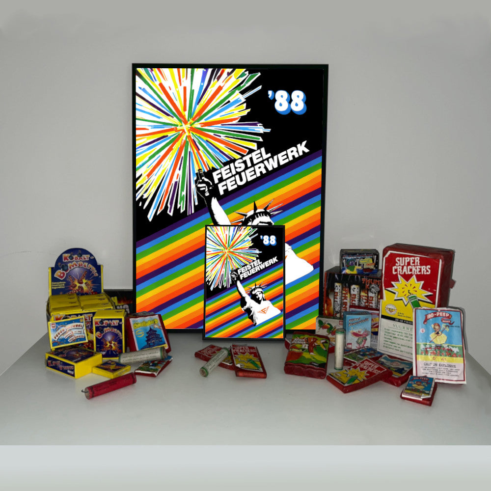 Feistel Katalog (1988) Raritäten Katalog Cover eingerahmtes Poster