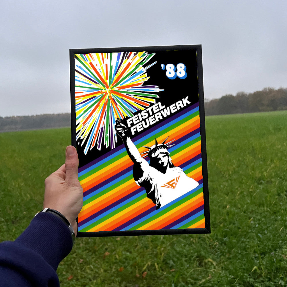 Feistel Katalog (1988) Raritäten Katalog Cover eingerahmtes Poster