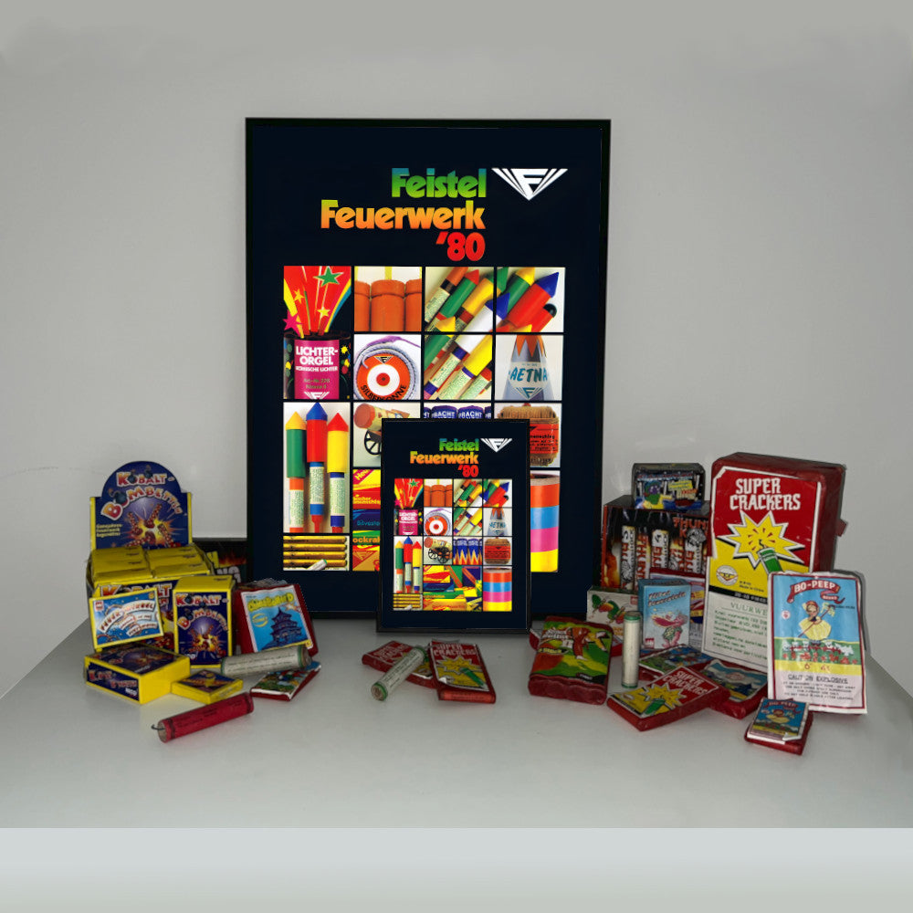Feistel Katalog (1980) Raritäten Katalog Cover eingerahmtes Poster