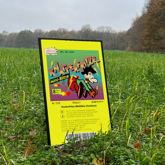 Weco Feuerwerk Knatterfritze Raritäten Label eingerahmtes Poster