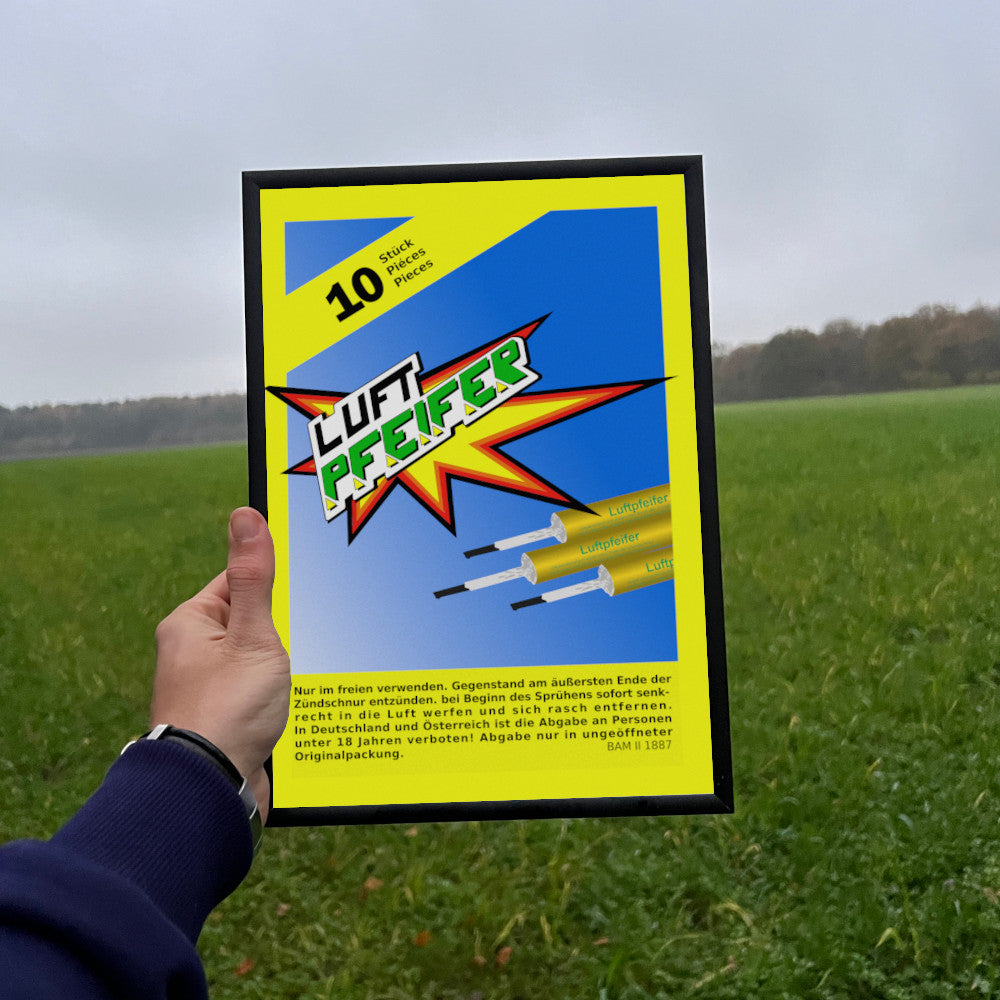 Weco Luftpfeifer Raritäten eingerahmtes Poster (9552756080904)