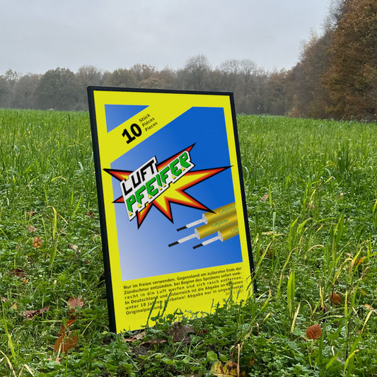 Weco Luftpfeifer Raritäten eingerahmtes Poster (9552756080904)