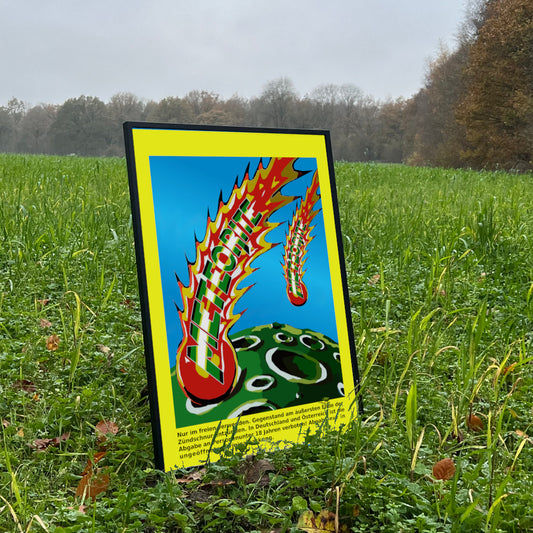 Weco Meteorite Raritäten eingerahmtes Poster (9552781934856)