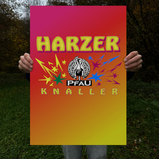 Pfau Harzer Knaller Raritäten Label Poster (9555302908168)