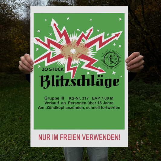 Silberhütte Blitzschläge Raritäten Label Poster (9564366569736)