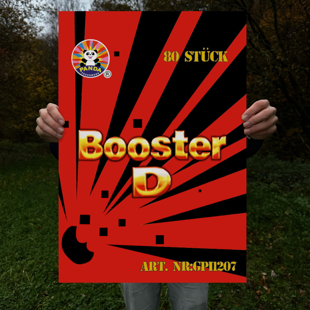 Panda Booster D Label Poster (9565500440840)