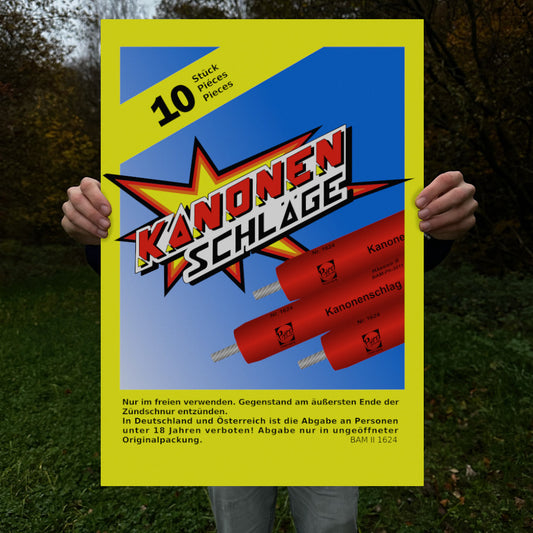 Weco Kanonenschläge Raritäten Label Poster (9552759357704)
