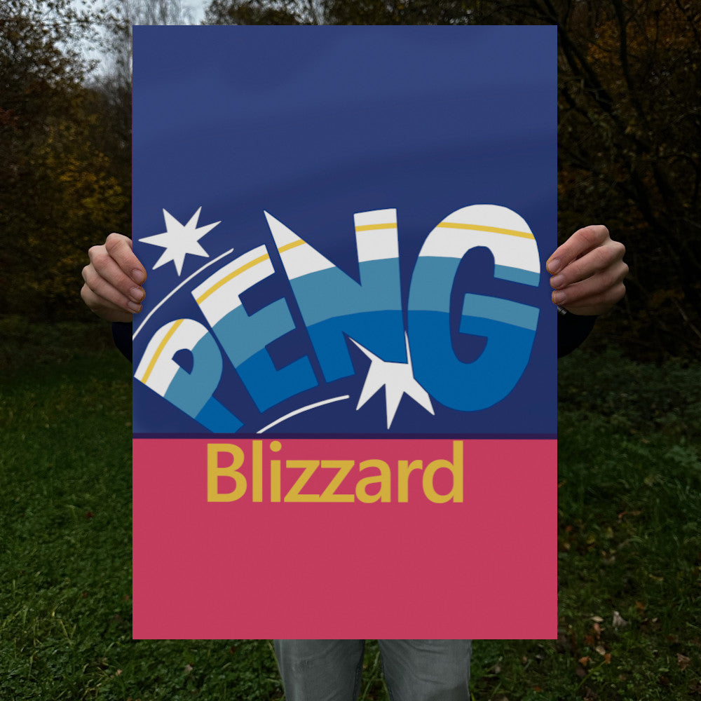 Silberhütte Peng Blizzard Raritäten Label Poster (9565065412872)