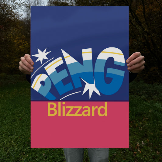 Silberhütte Peng Blizzard Raritäten Label Poster (9565065412872)