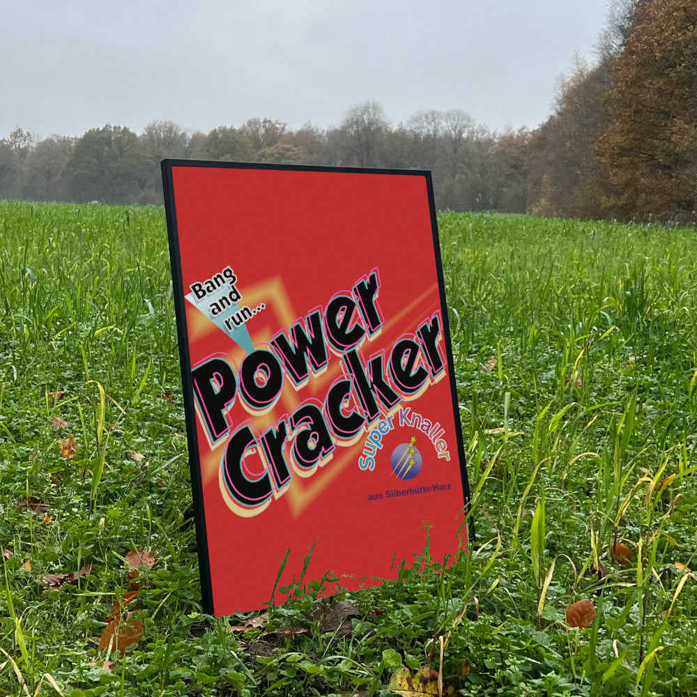 Silberhütte Powercracker Raritäten Label Poster (9564277047560)
