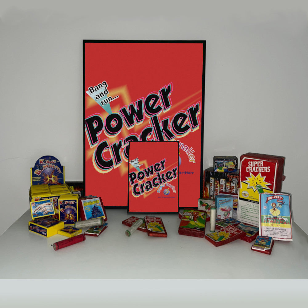 Silberhütte Powercracker Raritäten Label Poster (9564277047560)