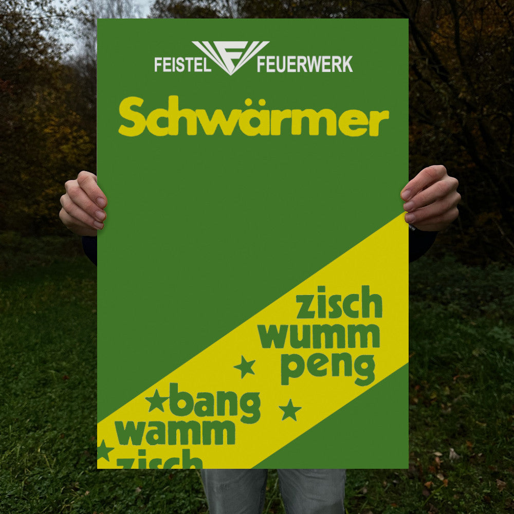 Feistel Schwärmer Raritäten Label Poster